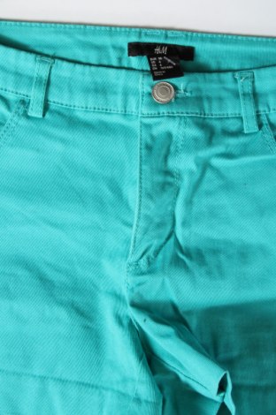 Pantaloni scurți de femei H&M, Mărime S, Culoare Albastru, Preț 26,17 Lei