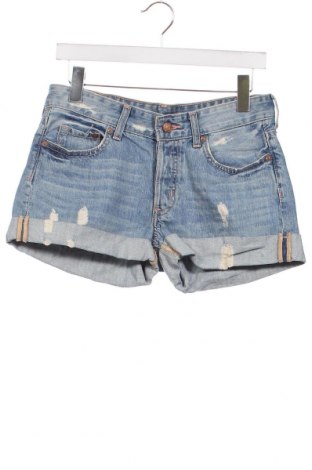 Дамски къс панталон H&M, Размер XS, Цвят Син, Цена 15,25 лв.