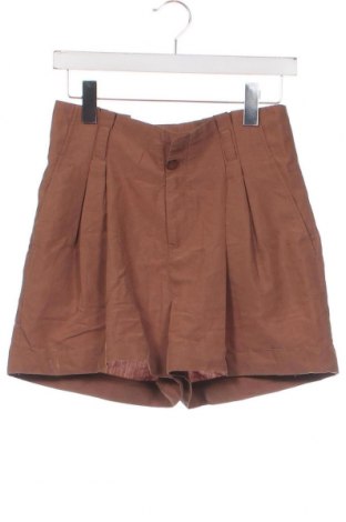 Дамски къс панталон H&M Divided, Размер XS, Цвят Кафяв, Цена 11,40 лв.