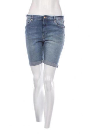 Pantaloni scurți de femei H&M L.O.G.G., Mărime L, Culoare Albastru, Preț 37,50 Lei