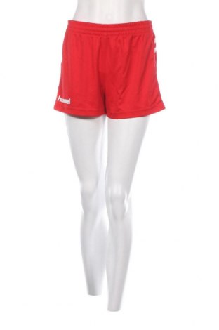Γυναικείο κοντό παντελόνι Hummel, Μέγεθος M, Χρώμα Κόκκινο, Τιμή 6,96 €