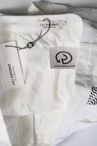 Дамски къс панталон Lili Sidonio, Размер L, Цвят Бял, Цена 23,10 лв.