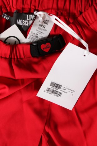 Γυναικείο κοντό παντελόνι Love Moschino, Μέγεθος M, Χρώμα Κόκκινο, Τιμή 82,50 €