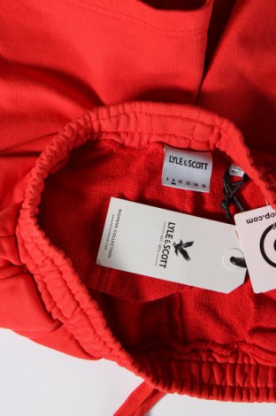 Γυναικείο κοντό παντελόνι Lyle & Scott, Μέγεθος S, Χρώμα Κόκκινο, Τιμή 16,70 €