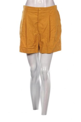 Pantaloni scurți de femei Mango, Mărime M, Culoare Galben, Preț 65,79 Lei