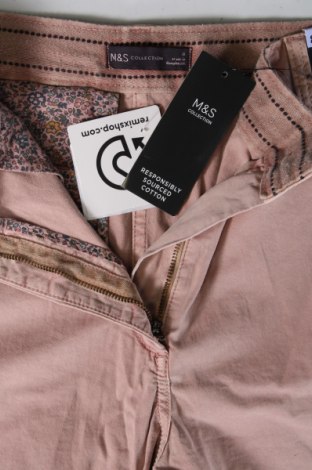Γυναικείο κοντό παντελόνι Marks & Spencer, Μέγεθος S, Χρώμα Σάπιο μήλο, Τιμή 8,15 €