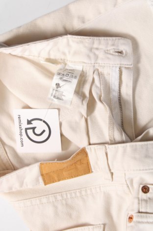 Pantaloni scurți de femei Monki, Mărime M, Culoare Ecru, Preț 59,85 Lei