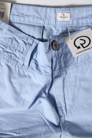 Γυναικείο κοντό παντελόνι Pepe Jeans, Μέγεθος L, Χρώμα Μπλέ, Τιμή 22,27 €