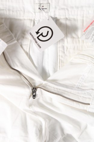 Γυναικείο κοντό παντελόνι Pepe Jeans, Μέγεθος M, Χρώμα Λευκό, Τιμή 14,47 €