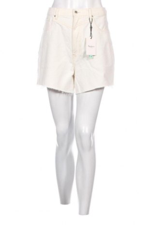 Γυναικείο κοντό παντελόνι Pepe Jeans, Μέγεθος L, Χρώμα Εκρού, Τιμή 28,11 €