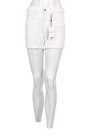 Дамски къс панталон Pepe Jeans, Размер S, Цвят Бял, Цена 101,00 лв.
