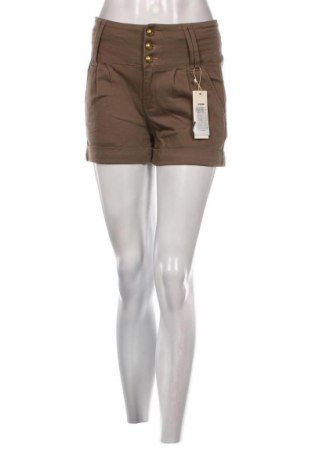 Pantaloni scurți de femei Pieces, Mărime S, Culoare Bej, Preț 31,78 Lei
