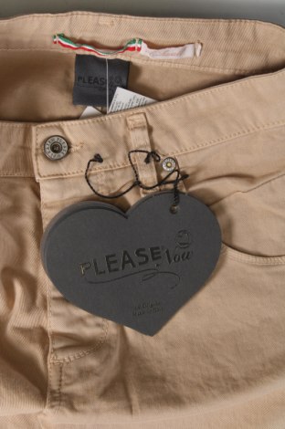 Γυναικείο κοντό παντελόνι Please, Μέγεθος XS, Χρώμα  Μπέζ, Τιμή 28,39 €