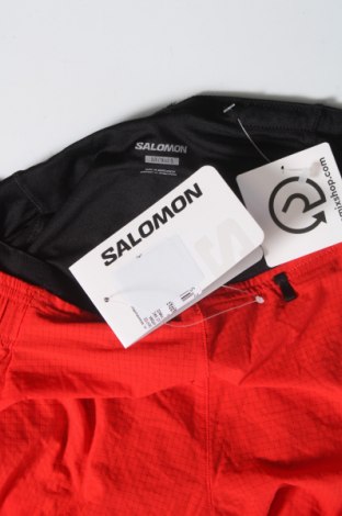 Дамски къс панталон Salomon, Размер S, Цвят Червен, Цена 40,80 лв.
