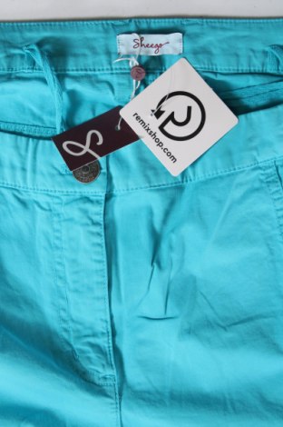 Γυναικείο κοντό παντελόνι Sheego, Μέγεθος 3XL, Χρώμα Μπλέ, Τιμή 21,43 €
