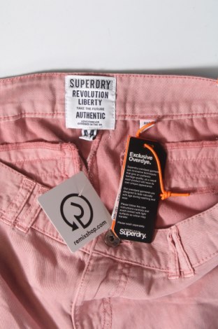 Γυναικείο κοντό παντελόνι Superdry, Μέγεθος M, Χρώμα Ρόζ , Τιμή 19,48 €