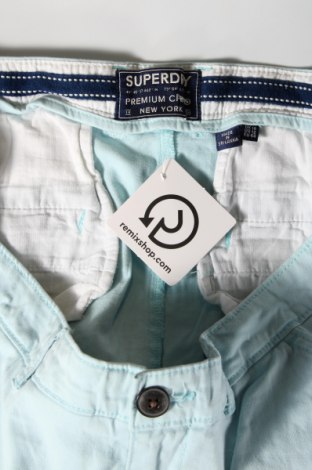 Γυναικείο κοντό παντελόνι Superdry, Μέγεθος XL, Χρώμα Μπλέ, Τιμή 10,30 €