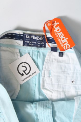 Γυναικείο κοντό παντελόνι Superdry, Μέγεθος M, Χρώμα Μπλέ, Τιμή 21,43 €