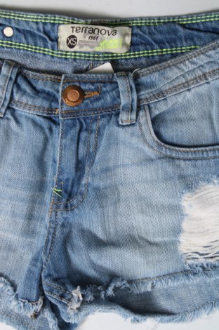 Γυναικείο κοντό παντελόνι Terranova, Μέγεθος XS, Χρώμα Μπλέ, Τιμή 17,92 €