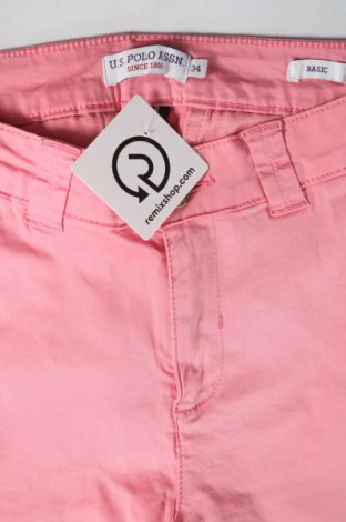 Дамски къс панталон U.S. Polo Assn., Размер XS, Цвят Розов, Цена 48,00 лв.