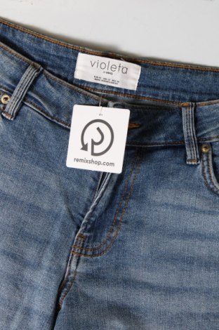 Pantaloni scurți de femei Violeta by Mango, Mărime L, Culoare Albastru, Preț 46,00 Lei
