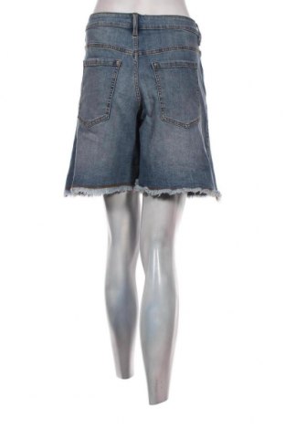 Дамски къс панталон Violeta by Mango, Размер L, Цвят Син, Цена 18,03 лв.