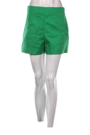 Дамски къс панталон Zara, Размер M, Цвят Зелен, Цена 9,00 лв.