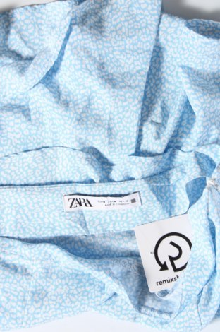 Pantaloni scurți de femei Zara, Mărime M, Culoare Albastru, Preț 65,79 Lei