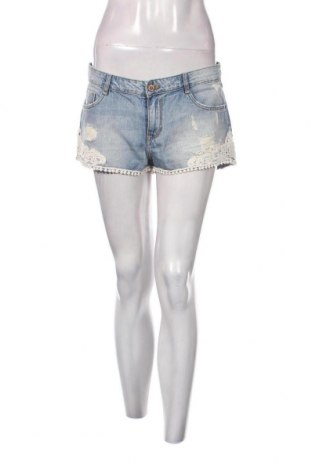 Дамски къс панталон Zara Trafaluc, Размер M, Цвят Син, Цена 26,62 лв.