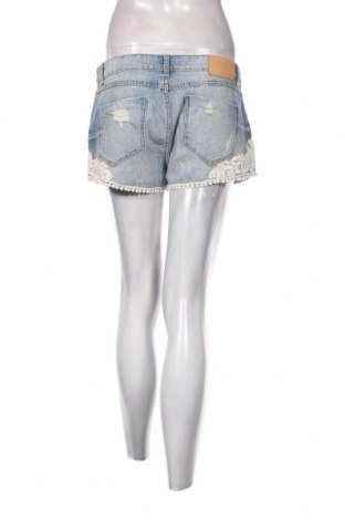 Дамски къс панталон Zara Trafaluc, Размер M, Цвят Син, Цена 26,62 лв.