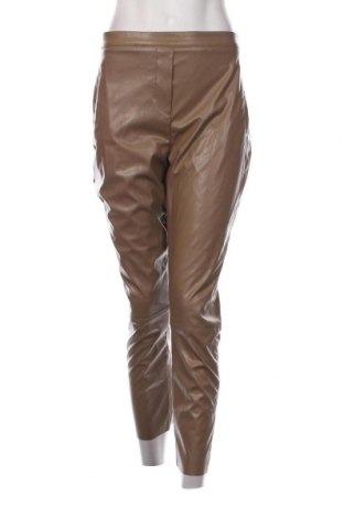 Γυναικείο παντελόνι δερμάτινο, Μέγεθος M, Χρώμα  Μπέζ, Τιμή 9,00 €