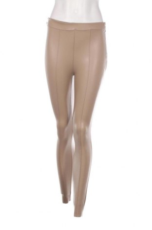Γυναικείο παντελόνι δερμάτινο Amisu, Μέγεθος XXS, Χρώμα  Μπέζ, Τιμή 12,80 €