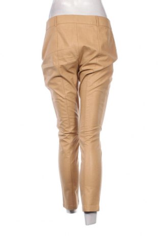Pantaloni de piele pentru damă BCBG Max Azria, Mărime M, Culoare Bej, Preț 362,37 Lei