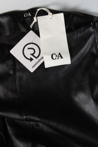 Dámske kožené nohavice  C&A, Veľkosť XS, Farba Čierna, Cena  5,48 €