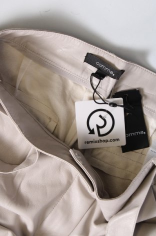 Γυναικείο παντελόνι δερμάτινο Comma,, Μέγεθος M, Χρώμα Γκρί, Τιμή 45,83 €