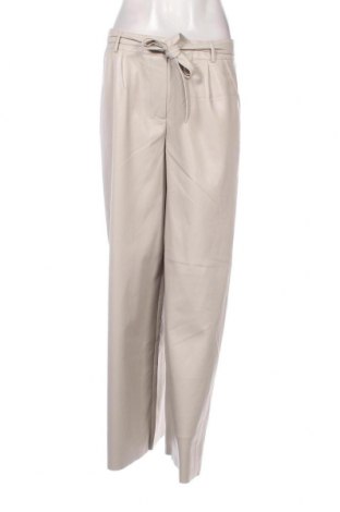 Γυναικείο παντελόνι δερμάτινο Comma,, Μέγεθος M, Χρώμα Γκρί, Τιμή 45,83 €