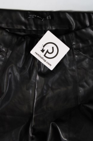 Dámske kožené nohavice  Dilvin, Veľkosť M, Farba Čierna, Cena  6,67 €