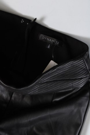 Γυναικείο παντελόνι δερμάτινο Dynamite, Μέγεθος M, Χρώμα Μαύρο, Τιμή 2,54 €