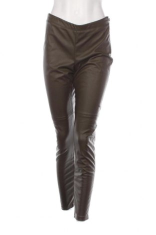Pantaloni de piele pentru damă H&M, Mărime L, Culoare Verde, Preț 14,31 Lei