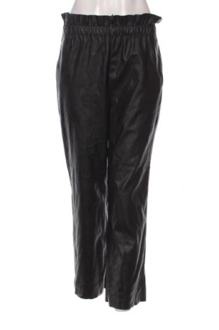 Дамски кожен панталон H&M Divided, Размер M, Цвят Черен, Цена 4,64 лв.