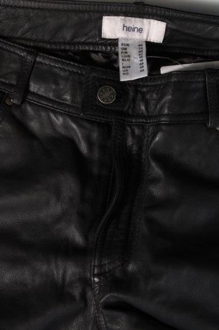 Γυναικείο παντελόνι δερμάτινο Heine, Μέγεθος M, Χρώμα Μαύρο, Τιμή 57,80 €
