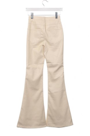 Pantaloni de piele pentru damă Jennyfer, Mărime XS, Culoare Bej, Preț 34,80 Lei