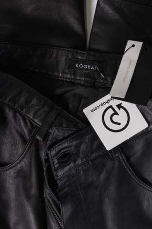 Γυναικείο παντελόνι δερμάτινο Kookai, Μέγεθος S, Χρώμα Μαύρο, Τιμή 66,34 €
