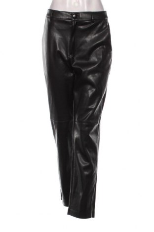 Γυναικείο παντελόνι δερμάτινο Lindex, Μέγεθος M, Χρώμα Μαύρο, Τιμή 19,44 €