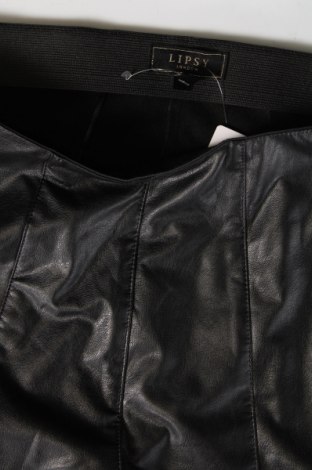 Γυναικείο παντελόνι δερμάτινο Lipsy London, Μέγεθος M, Χρώμα Μαύρο, Τιμή 9,72 €