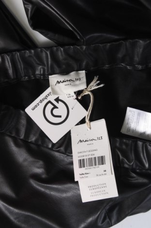 Damskie skórzane spodnie Maison 123, Rozmiar S, Kolor Czarny, Cena 135,94 zł