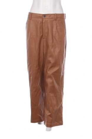 Pantaloni de piele pentru damă Marie Lund, Mărime M, Culoare Maro, Preț 60,69 Lei