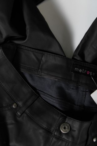 Γυναικείο παντελόνι δερμάτινο Melrose, Μέγεθος M, Χρώμα Μαύρο, Τιμή 5,38 €