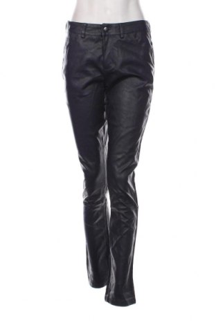 Γυναικείο παντελόνι δερμάτινο Miss Captain, Μέγεθος M, Χρώμα Μπλέ, Τιμή 17,94 €