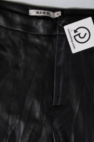 Dámske kožené nohavice  NA-KD, Veľkosť S, Farba Čierna, Cena  23,25 €
